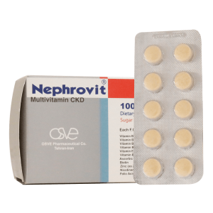 قرص مولتی ویتامین CKD نفروویت اسوه ۱۰۰ عدد