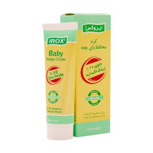 کرم محافظ پای بچه ایروکس حاوی 10 درصد زینک اکساید 50 گرمی