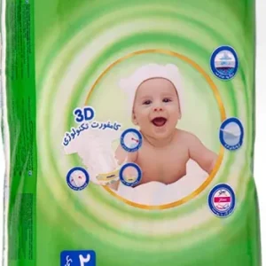 پوشک مولفیکس سایز ۲ مخصوص نوزادان 3 تا 6 کیلوگرم
