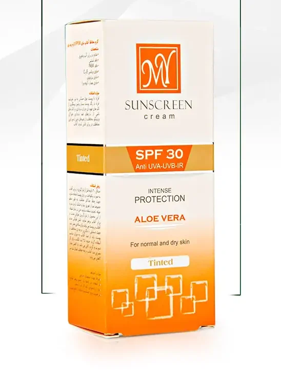 ضد آفتاب رنگی مای برای پوست خشک و نرمال حاوی آلوئه ورا SPF30