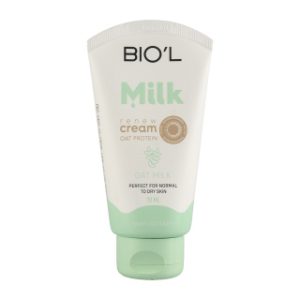 کرم مرطوب کننده دست و صورت بیول مدل Oat Milk حاوی پروتئین شیر و جو دوسر حجم 70 میلی لیتر